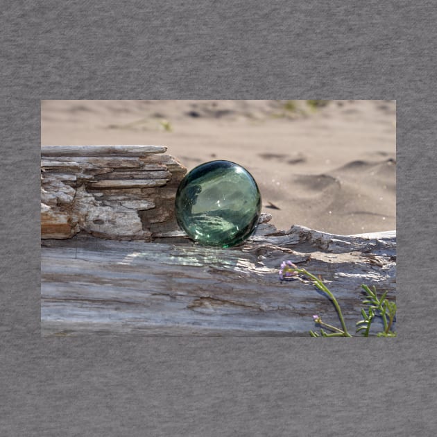 Japanese Glass Fishing Float Beach Photography by DeniseBruchmanPhotography